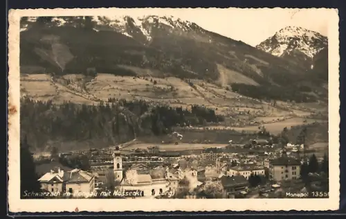 AK Schwarzach im Pongau, Teilansicht mit Hasseck