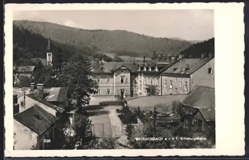 AK Weissenbach a. d. T., Erholungsheim mit Strassenpartie