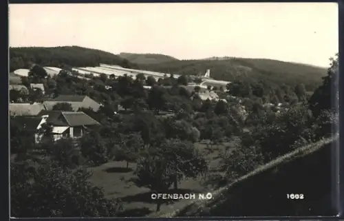 AK Lanzenkirchen /N. Ö., Blick über Ofenbach