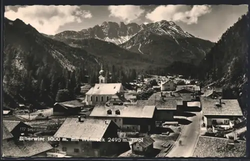 AK Biberwier /Tirol, Teilansicht mit Kapelle und Wanneck
