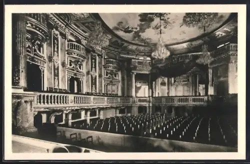 AK Wien, Schönbrunn, Schlosstheater, Innenansicht