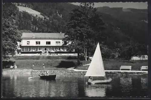 AK St. Urban /Ossiachersee, Eisenbahner Sport- und Erholungsheim