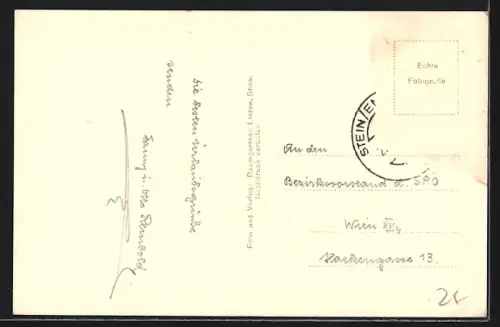 AK Gröbming /Stmk., Teilansicht m. Grimming