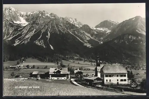 AK St. Rupert am Kulm, Ortsansicht mit Kirche