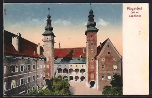 AK Klagenfurt, Landhaus mit Hof