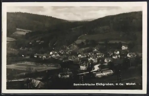 AK Eichgraben-Winkel /N.-Oe., Winkel aus der Vogelschau