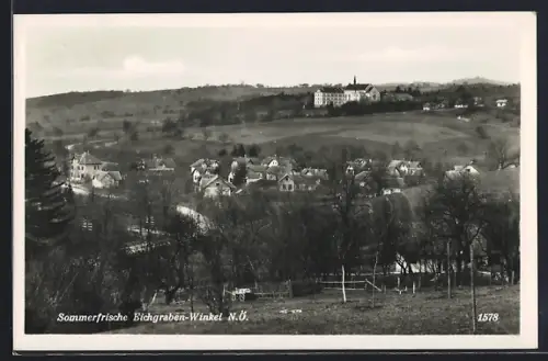AK Eichgraben-Winkel /N. Ö., Ortsansicht aus der Vogelschau