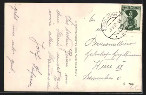 AK Zeillern /N. Oe., Erholungsheim aus der Vogelschau