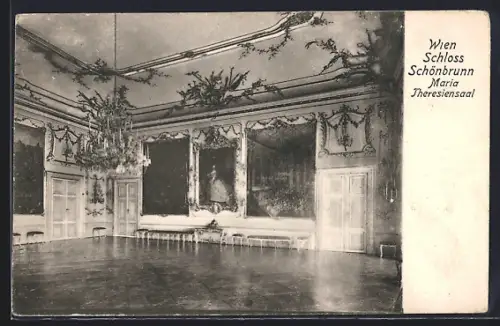 AK Wien, Schloss Schönbrunn, Maria Theresiensaal