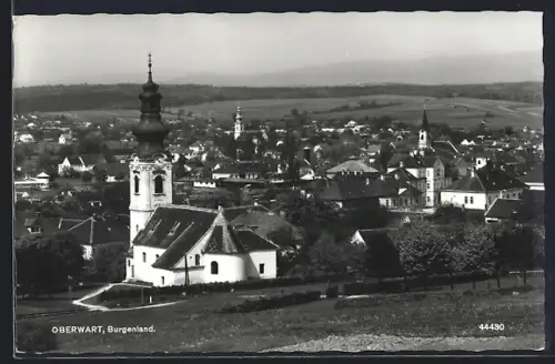 AK Oberwart /Burgenland, Ortsansicht aus der Vogelschau