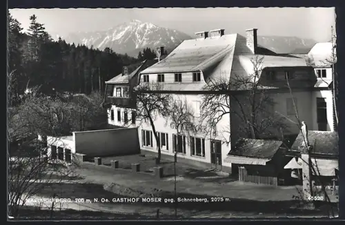 AK Gutenstein /N.-Oe., Mariahilfberg, Gasthaus Moser