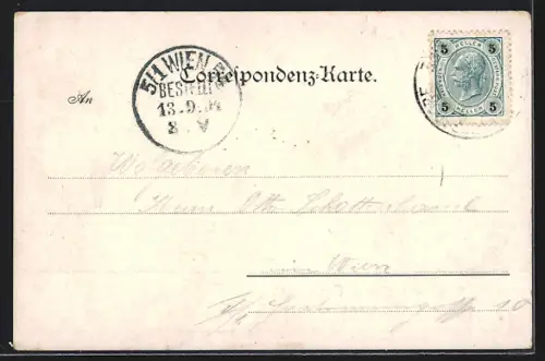 AK Maria Enzersdorf, Ortspartie mit Kirche