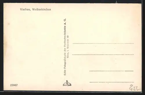 AK Weissenkirchen /Wachau, Ortsansicht aus der Vogelschau