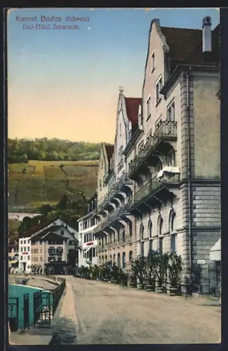 AK Baden, Bad-Hotel Schwanen