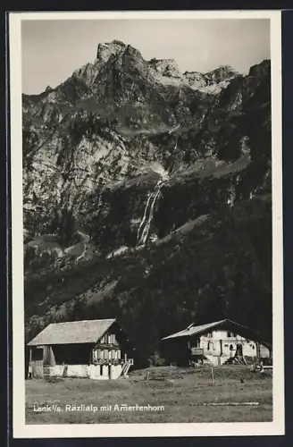 AK Lenk i. S., Räzlialp mit Ammertenhorn