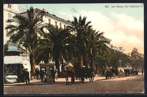 AK San Remo, Via Umberto Io