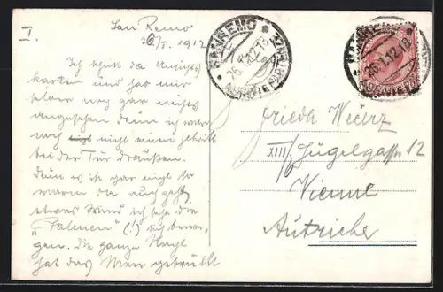 AK San Remo, Via Umberto Io