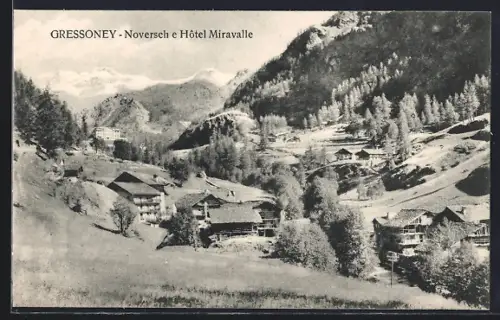 AK Gressoney, Noversch e Hotel Miravalle