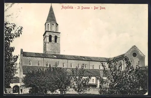 AK Aquileia, Blick zum Dom