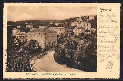 AK San Remo, Giardino Pubblico col Casino