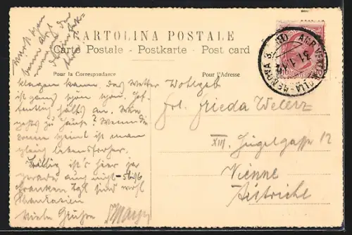 AK San Remo, Ponte di S. Francesco sul torrente San Romolo