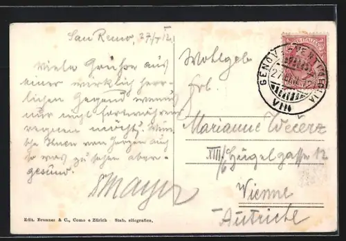 AK San Remo, Villa Marsaglia