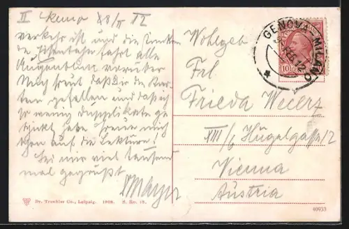 AK San Remo, Giardini Regina Elena