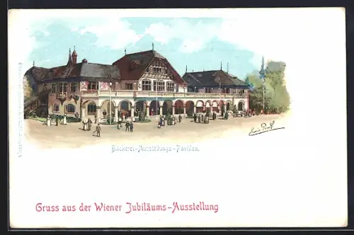 AK Wien, Jubiläums-Ausstellung, Bäckerei-Pavillon