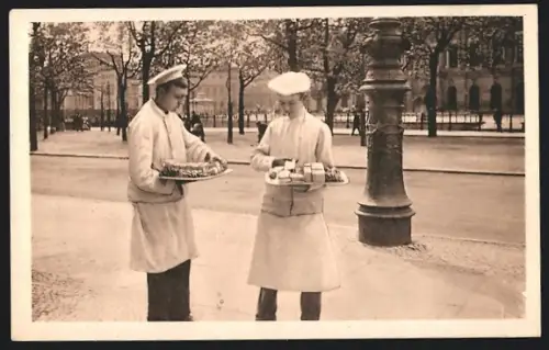 AK Berlin, Der Kinder bester Freund!, Bäcker mit ihren Waren