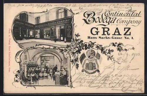 AK Graz, The Bodega Continental Company, Hans-Sachs-Gasse 1