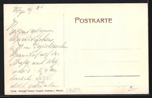 AK Mariazell, Gruss aus Gollrad, Einkehr-Gasthof zur Post v. F. A. Egger, Leute auf Rodeln