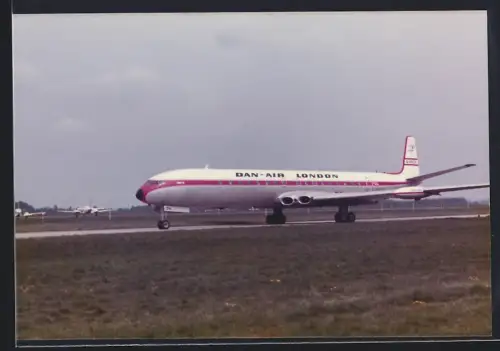 Fotografie Flugzeug De Havilland DH.106 Comet Dan Air London G-AROV in Hannover-Langenhagen
