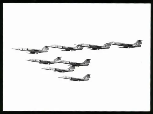 Fotografie Flugzeug Lockheed F-104 Starfighter, Staffel der Marine-Geschwader 22 & 26 der Bundeswehr