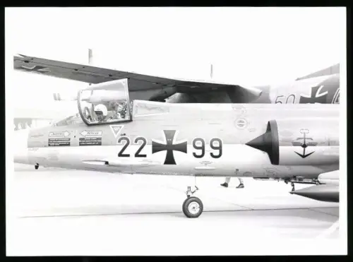 Fotografie Flugzeug Lockheed F-104 Starfighter Marine-Geschwader 22 der Bundeswehr