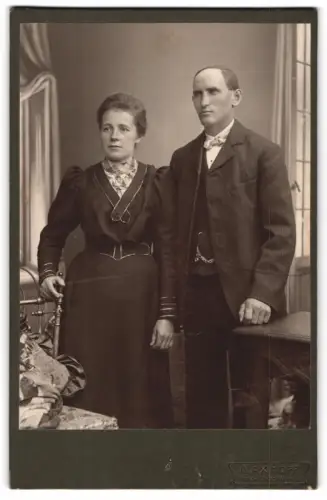 Fotografie Max Hopf, Elsterberg, Porträt eines Paares