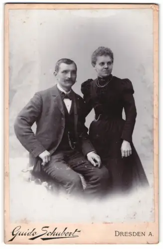Fotografie Guido Schubert, Dresden, Marschallstrasse 46, Paarporträt Lina und Reinhell