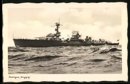 AK Kreuzer Leipzig der Reichsmarine