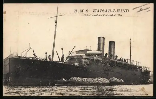 AK Passagierschiff RMS Kaisar-I-Hind, Peninsular Oriental Co