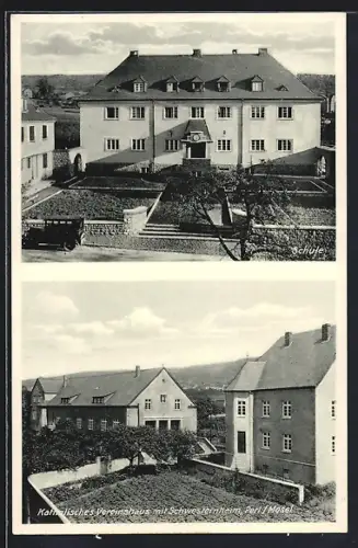 AK Perl /Mosel, Katholisches Vereinshaus mit Schwesternheim