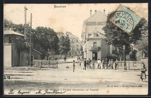AK Belfort, Passage à Niveau, Faubourg de France