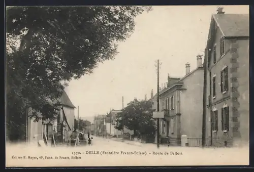 AK Delle, Route de Belfort à la frontière franco-suisse