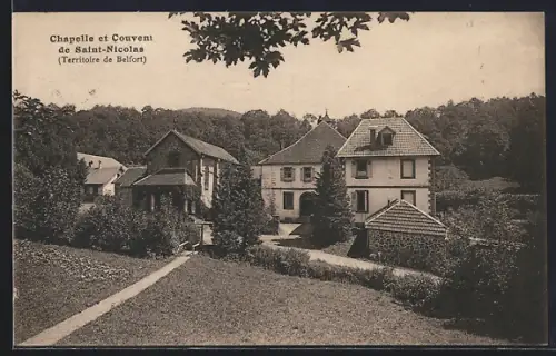 AK Saint-Nicolas /Territoire de Belfort, Chapelle et Couvent de Saint-Nicolas
