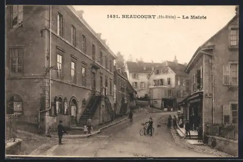 AK Beaucourt /Ht-Rhin, La Mairie