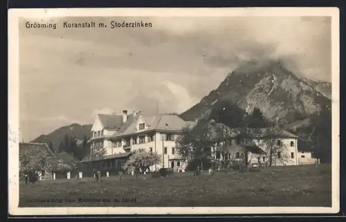 AK Gröbming, Kuranstalt mit Stoderzinken