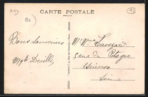 AK Villemanoche /Yonne, Route Nationale, 2e partie