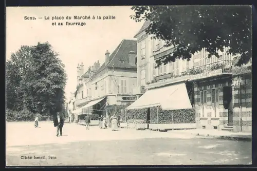 AK Sens, La place du Marché à la paille et au fourrage