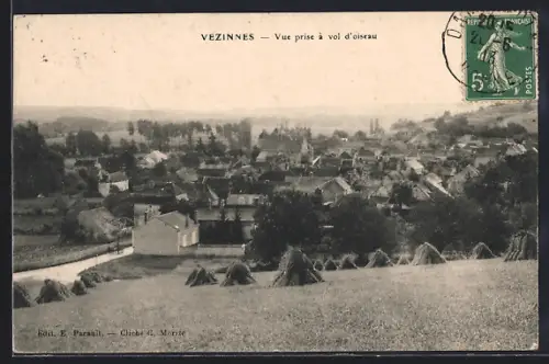 AK Vezinnes, Vue prise à vol d`oiseau