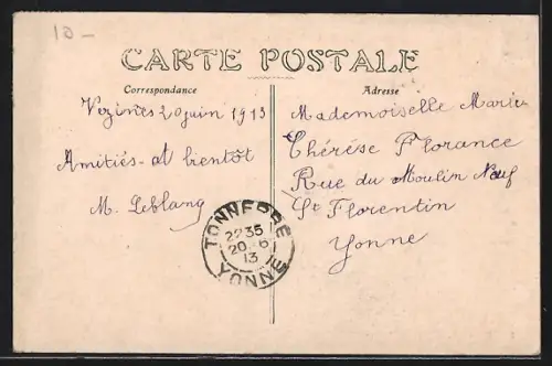 AK Vezinnes, Vue prise à vol d`oiseau