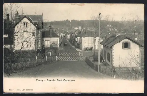 AK Toucy, Rue du Pont Capureau