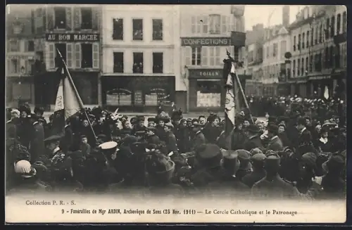 AK Sens, Funérailles de Mgr Ardoin, Archevêque de Sens, Le Cercle Catholique et le Patronage